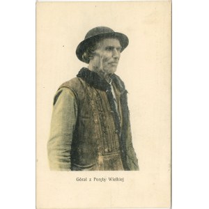 Typy ludowe - Góral z Poręby Wielkiej, ok. 1915.