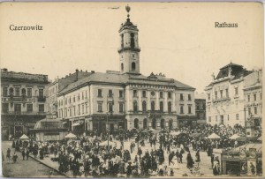 Chernivtsi City Hall, ca. 1915.