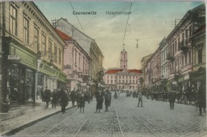 Chernivtsi - Main Street, ca. 1910.