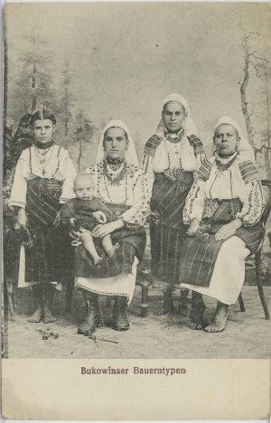 Folk types - Bukovina, 1919.