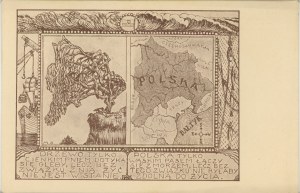Map of Poland, ca. 1923.