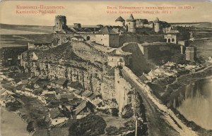 Kamenets Podolsk - View of Kamenets fortress until 1875, ca. 1905.