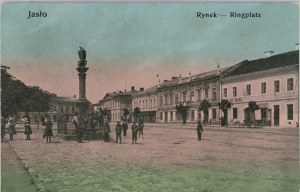 Jaslo - Market Square, ca. 1915.