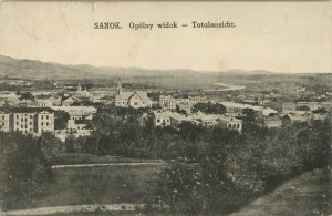 Sanok - General view, 1917.