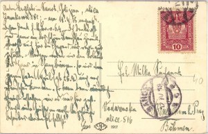 Sanok - General view, 1917.