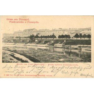 Przemyśl - Widok wybrzeża Franciszka Józefa, ok. 1900.