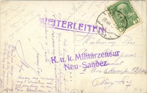 Jaslo - Kosciuszko Street, ca. 1915.
