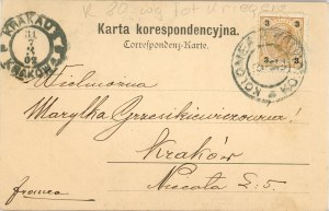 Folk types - From the vicinity of Kraków, 1900.