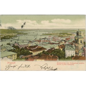 Przemyśl - Widok z góry zamkowej, ok. 1900.