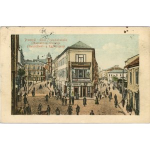 Przemyśl - ul. Franciszkańska i Kazimierza Wielkiego, ok. 1905.