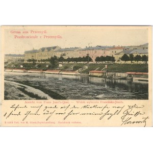 Przemyśl - Widok wybrzeża Franciszka Józefa, 1902.