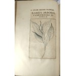 Breyne Jacob - Jacobi Breynii Gedanensis Exoticarum aliarumque Minus Cognitarum Plantarum Centuria Prima, cum Figuris Aenis Summo studio elaboratis. Gedani [Gdańsk] 1678 Typis, symptibus & in aedibus autoris, Imprimebat David-Fridericus Rhetius.