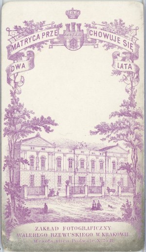 Krakow, Rzewuski W. - Male, ca. 1875.