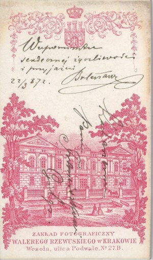 Krakow, Rzewuski W. - Male, ca. 1867.