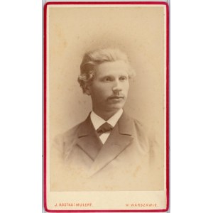 Warszawa, Kostka J. i Mulert - Mężczyzna, ok. 1870.