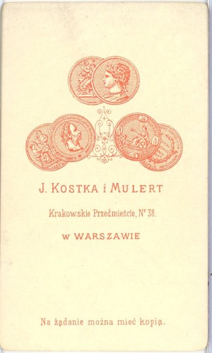 Warsaw, Kostka J. and Mulert - Male, ca. 1870.