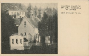 Lviv - Ancient Church of St. John the Baptist, circa 1930.