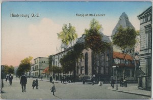 Zabrze - Mining hospital, ca. 1910.