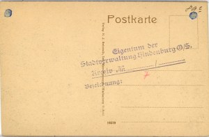 Zabrze - Mining hospital, ca. 1910.