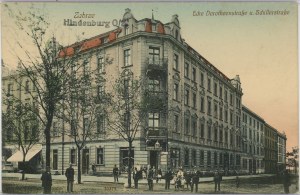 Zabrze - Corner of Dorothy and Schiller streets, ca. 1910.