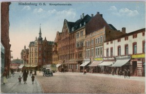 Zabrze - Kronprinzenstrasse, ca. 1910.