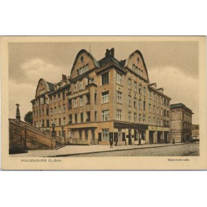 Zabrze - ul. Dworcowa, ok. 1910.