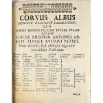 Simandi Ladislaus - Corvi Albi Eremitici Nova Musa Inconcinna, quae In Deserto Coenobitico Sacrae Paulinae Religionis Proto-Eremiticae [...]. [Częstochowa] 1712 Typis Clari-Montis Częstchoviensis.
