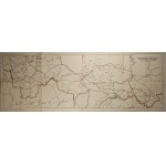Map of hiking trails in the Western Beskids, 1930.