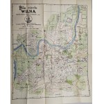 [WILNO] A plan of the city of Vilnius arranged by ... St. Januszewicz in 1921. New revised edition. Vilna 1930 Nakł. Druk. i Księg. J. Zawadzki.