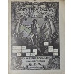 Krynica, Nowy Sacz, Stary Sacz - Tourist map of the Polish Carpathians. Western Beskid. Ark. 7, Warsaw, 1928, Polish Tatra Society. Nakł. i wyd. "Gea".
