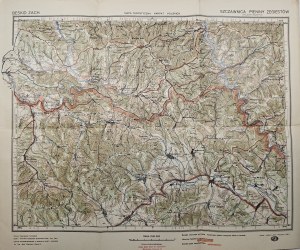 Szczawnica, Pieniny , Zegiestow - Tourist map of the Polish Carpathians. Western Beskid. Ark. 1, Warsaw, 1928, Polish Tatra Society. Nakł. i wyd. 