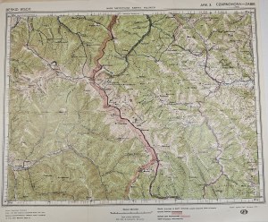 Czarnohora, Zabie - Tourist map of the Polish Carpathians. Eastern Beskid. Ark. 3, Warsaw, 1928, Polish Tatra Society. Nakł. i wyd. 