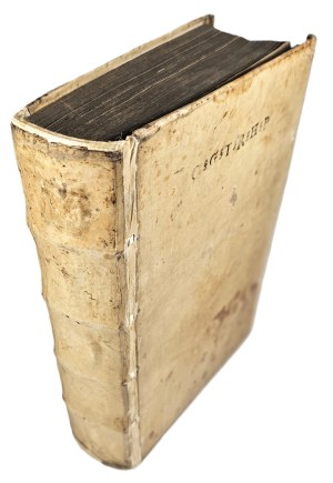 Gregorio Petro, Tholosano - Ivris Canonici Sev Pontificii Partitiones: In quinque libros digestæ, Syntagma Speciale Totivs ecclesiastici iuris futuræ, Scholiis Et Annotationibvs illustratae; .... [Frankfurt am Main] 1595 Ex Officina Paltheniana.
