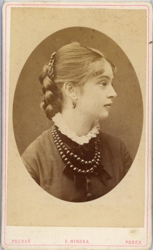 Poznan, Mirska E. - Woman, ca. 1880.