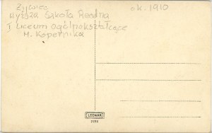 Zywiec - Higher Real School, ca. 1910.