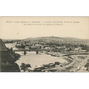 Kraków - Widok z wieży zamkowej, 1910.