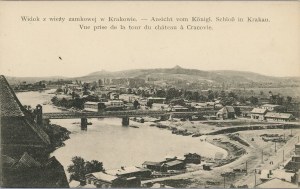 Krakow - View from the castle tower, 1910.