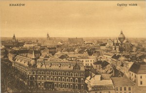 Krakow - General view, ca. 1910.