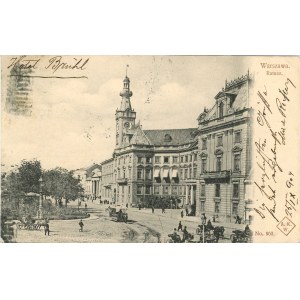 Warszawa - Ratusz, 1904.