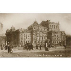 Kraków - Teatr im. Jul. Słowackiego, ok. 1915.