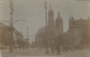 Kraków - Rynek, ok. 1915.