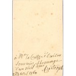 Czartoryski Adam Jerzy, before 23.4.1860.