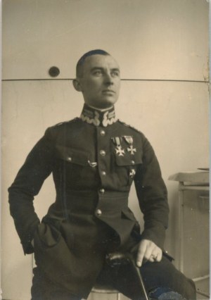 Gruszecki Emil, rotary, at the Lazienski Hospital, ca. 1922.