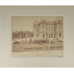 Kraków, Krieger - Klomb przy Teatrze Miejskim, ok. 1895.