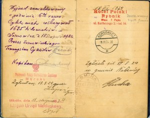 Journal of Motorcycle Sports Trips by a member of the Sosnovice Cyclists' Society, 1924-1937.