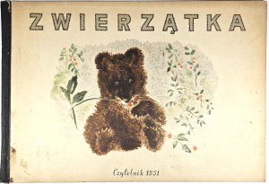Czarushin E[ugeniusz] - Animals. Drawings by the author. Warsaw 1951 Spółdzielnia Wydawniczo Oświatowa Czytelnik. Issue 1.