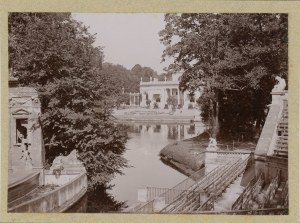 Warsaw - Lazienki Park, ca. 1890.