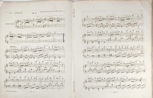 Lemoine Henry - 3 Enfantillages pour le Piano sur les motifs de l'Opera Polichinelle, ca. 1840.