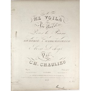 Chaulieu Charles - Me Voila Air Marie, ok. 1825.