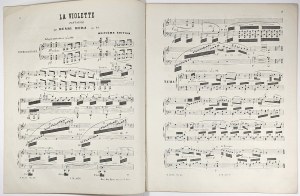 Herz Henri - Variations brillantes Introduction et Final alla militare sur la Cavatine favorite de la Violette de Carafa, ca. 1850.
